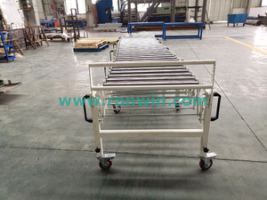 Free Curve Flexible Extendable Gravity Roller Conveyor for Material Handling