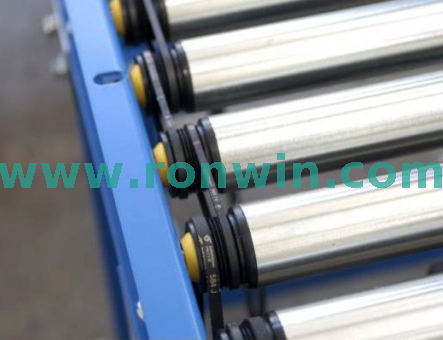 Galvanized Steel High Speed Poly-vee Pulley Driven Conveyor Roller for Box-typed Delivery