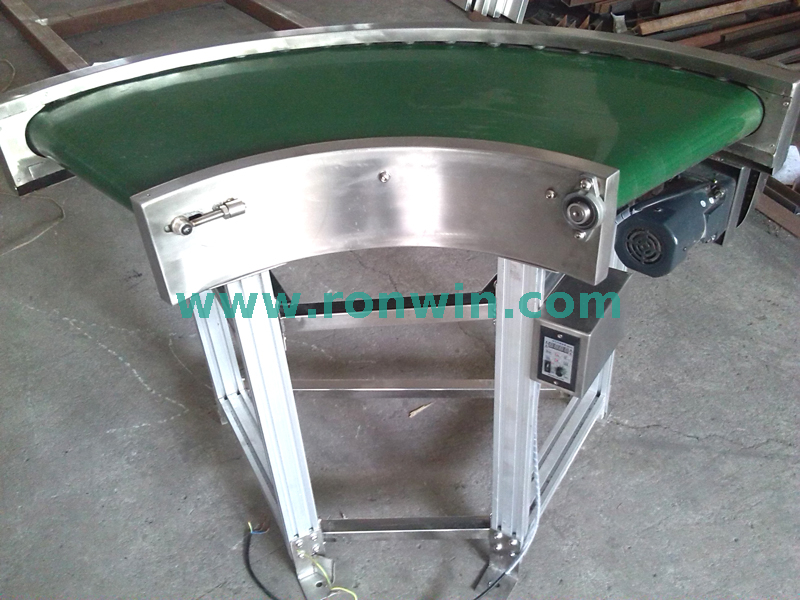Customized Curved Belt Conveyor for Bulk Material Handling
