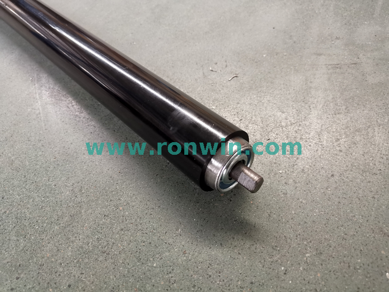 Antiskid Rubber Lagging Mild Steel Gravity Conveyor Roller