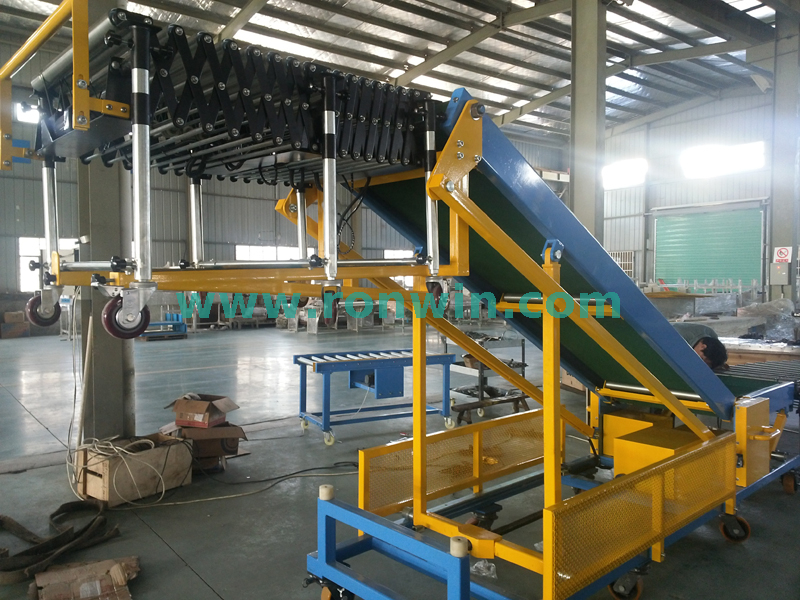 Movable Variable Amplitude Loading And Unloading Belt Conveyor