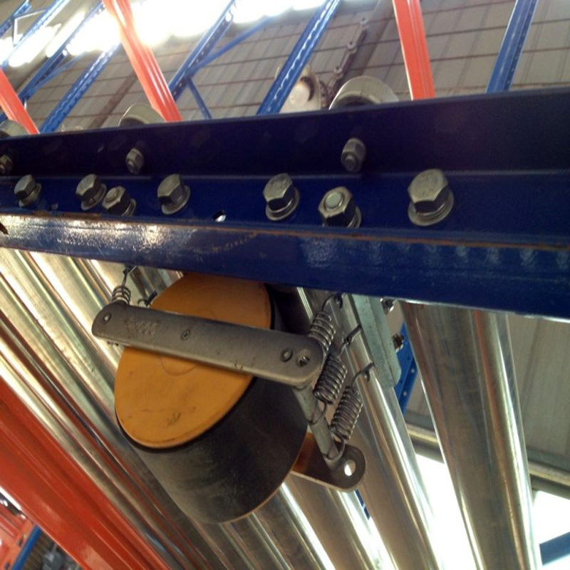 Medium/Heavy Duty External Brake Roller for Gravity Pallets Flow Rack